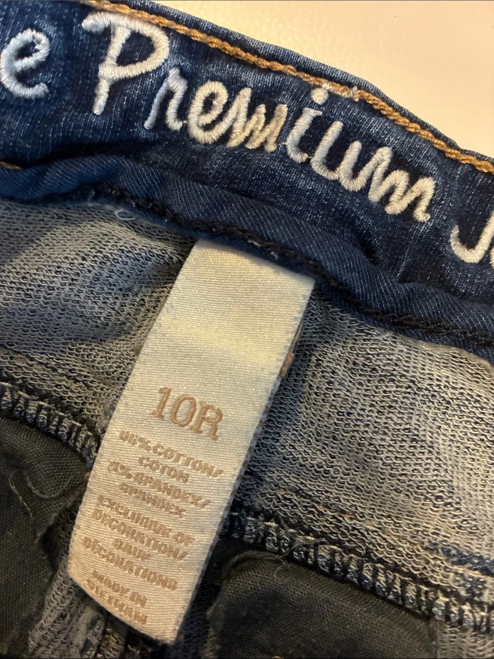 Justice Girls Blue Denim Shorts